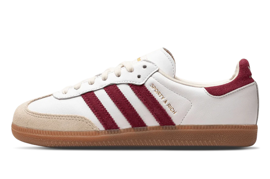 Samba Sporty & Rich 'White Collegiate Burgundy'
