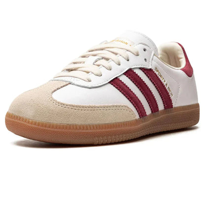 Samba Sporty & Rich 'White Collegiate Burgundy'
