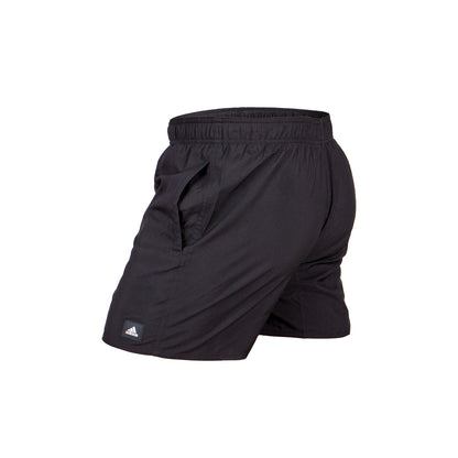 Solid CLX Short-Length Swim Shorts Black