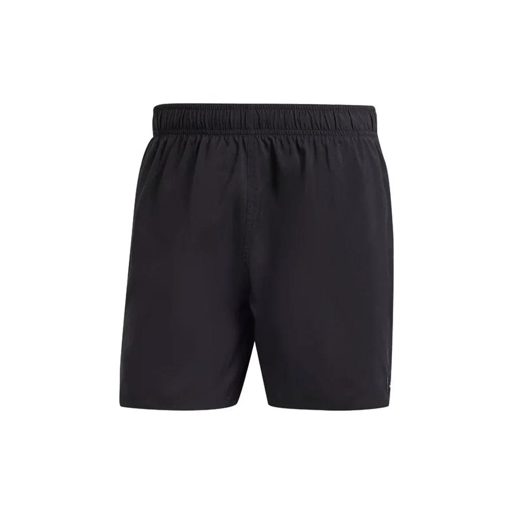 Solid CLX Short-Length Swim Shorts Black