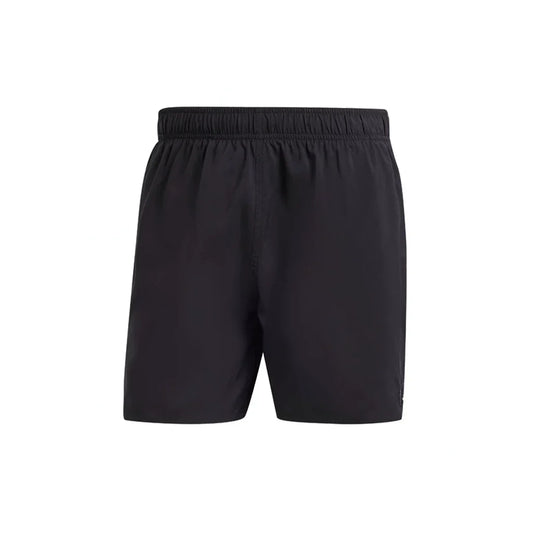Solid CLX Short-Length Swim Shorts Black