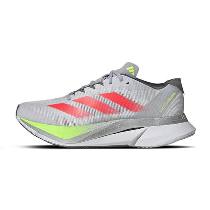 Adizero Boston 12 Dash Grey Lucid Red Lucid Lemon W