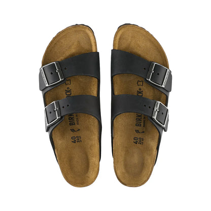 Arizona Black Oiled Leather Narrow
