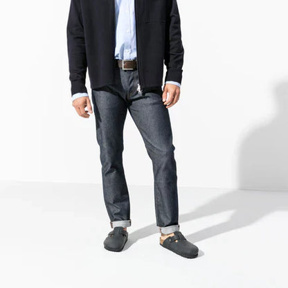 Boston Black Oiled Leather Regular