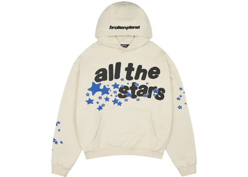 Broken Planet All The Stars Hoodie Ivory White