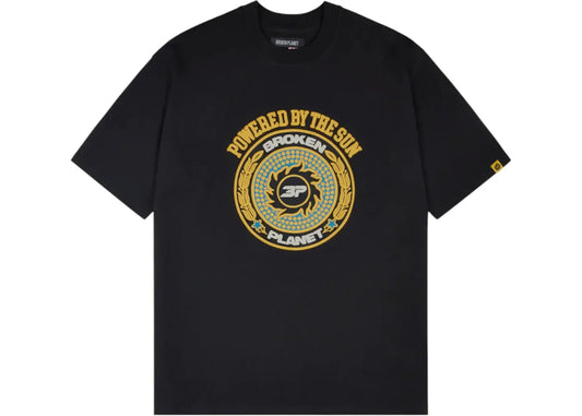 Broken Planet Crest T-shirt Midnight Black