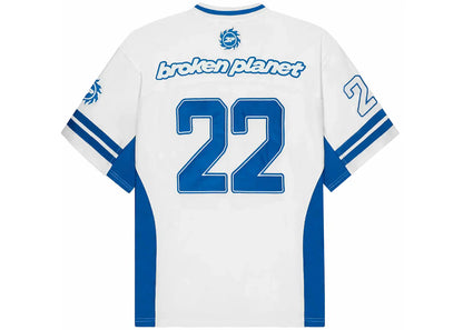 Broken Planet Football Jersey FW24 White/Blue