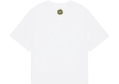 Broken Planet Market Grid T Shirt Snow White