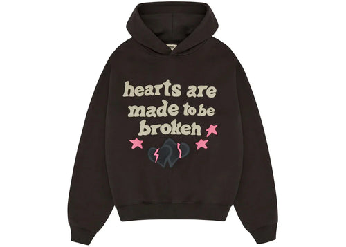 Broken Planet Hearts Are Made To Be Broken Hoodie Soot Black