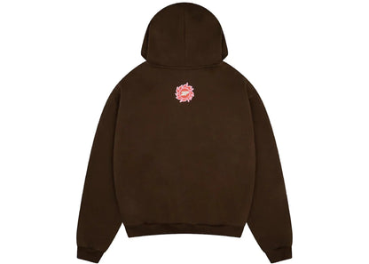 Broken Planet It Starts With Luv Hoodie Mocha Brown