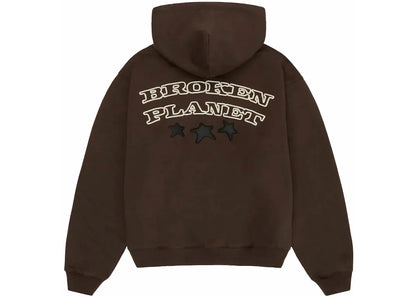 Broken Planet Out Of Service Hoodie Brown