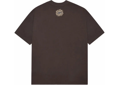 Broken Planet Space Trails T-shirt Mocha Brown