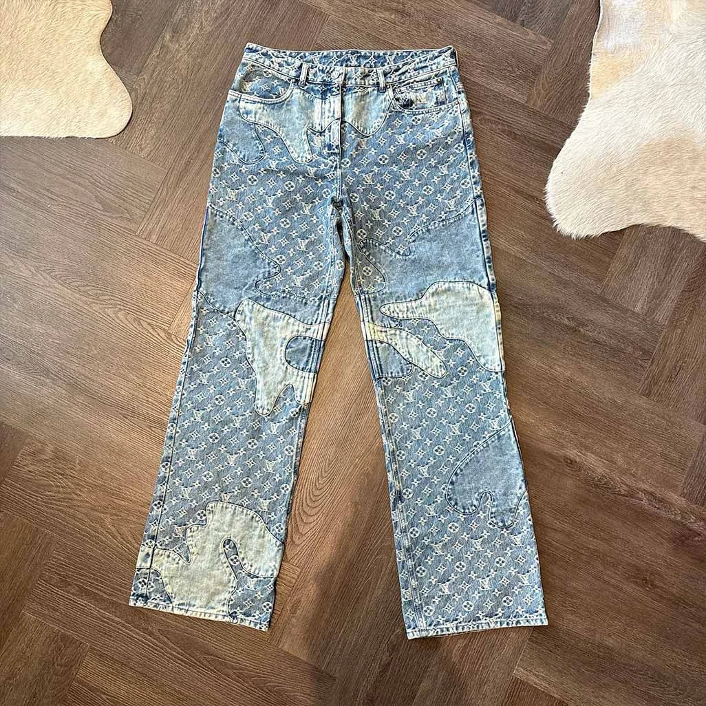 Louis Vuitton Blue Denim Jeans
