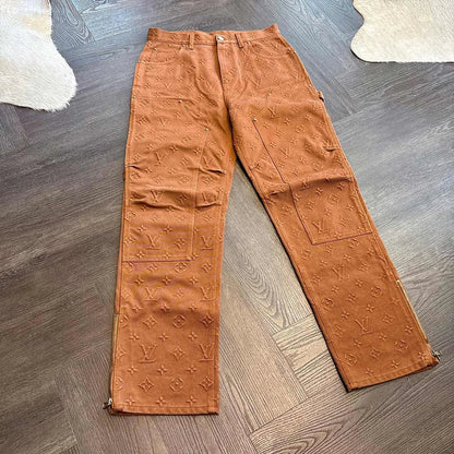 Louis Vuitton Brown Monogram Jeans
