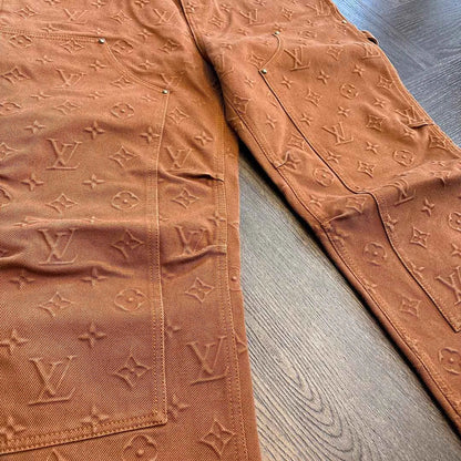 Louis Vuitton Brown Monogram Jeans