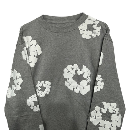 Denim Tears Cotton Wreath Sweatshirt Grey