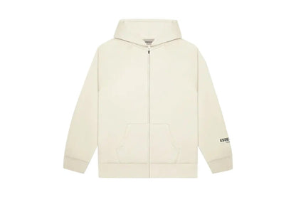 Fear of God Essentials Full Zip Hoodie Cream