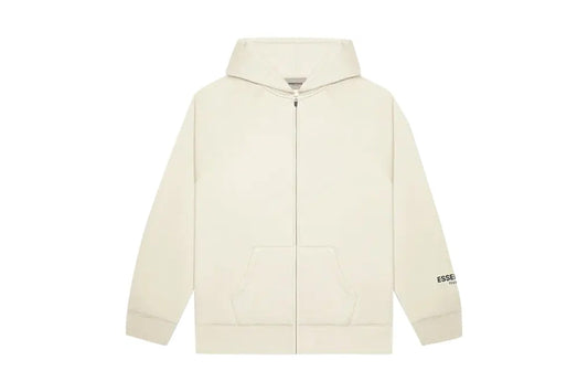 Fear of God Essentials Full Zip Hoodie Cream