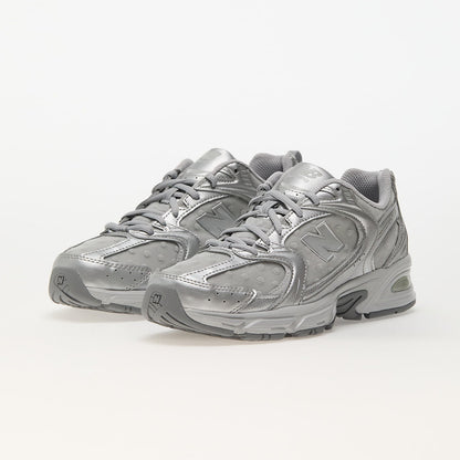 NB 530 silver metallic polka dots