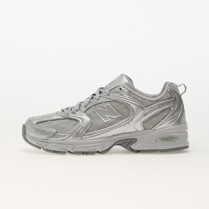 NB 530 silver metallic polka dots