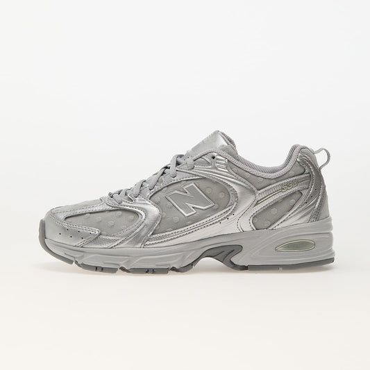 NB 530 silver metallic polka dots