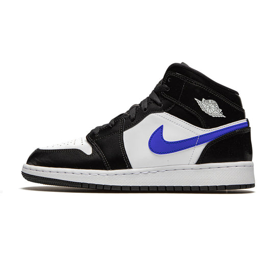 1 Mid Black Racer Blue White (GS)