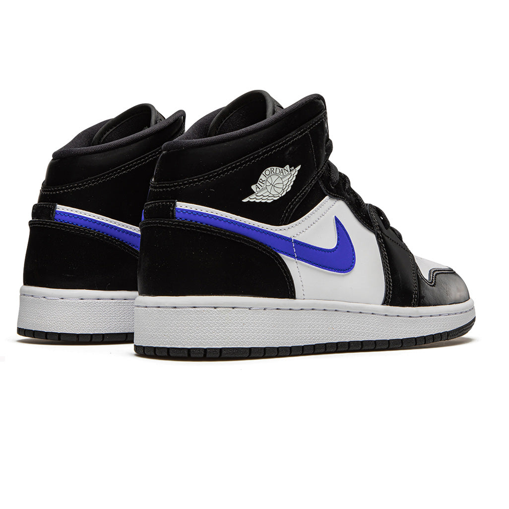 1 Mid Black Racer Blue White (GS)
