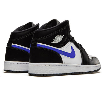 1 Mid Black Racer Blue White (GS)