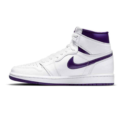 1 Retro High Court Purple White