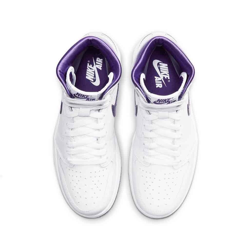 1 Retro High Court Purple White