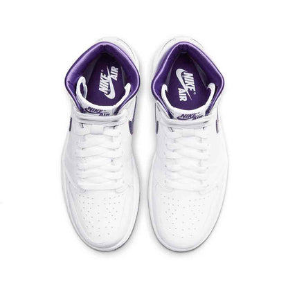 1 Retro High Court Purple White