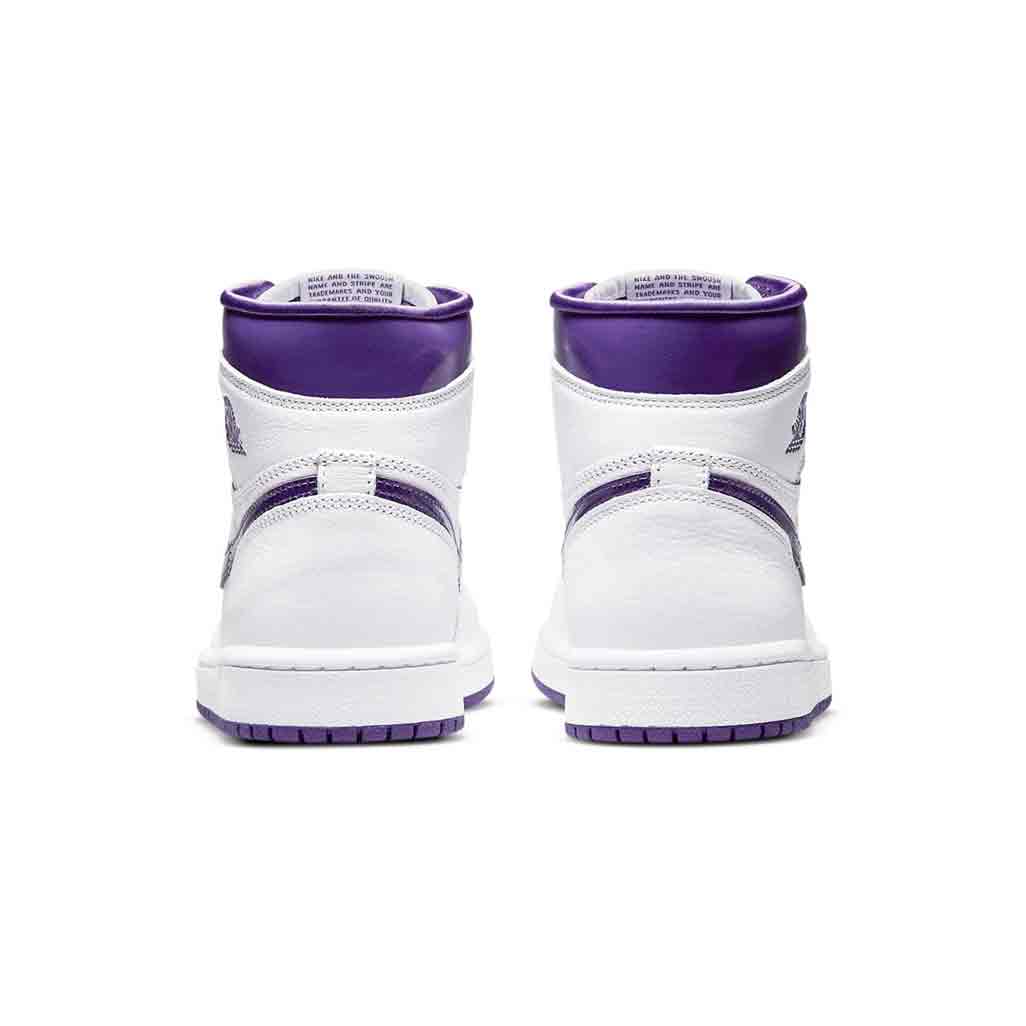 1 Retro High Court Purple White