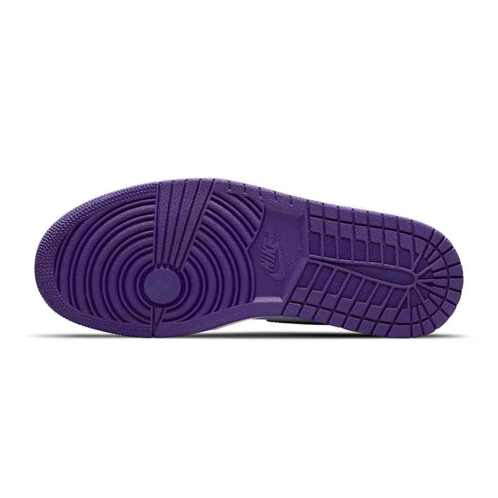 1 Retro High Court Purple White