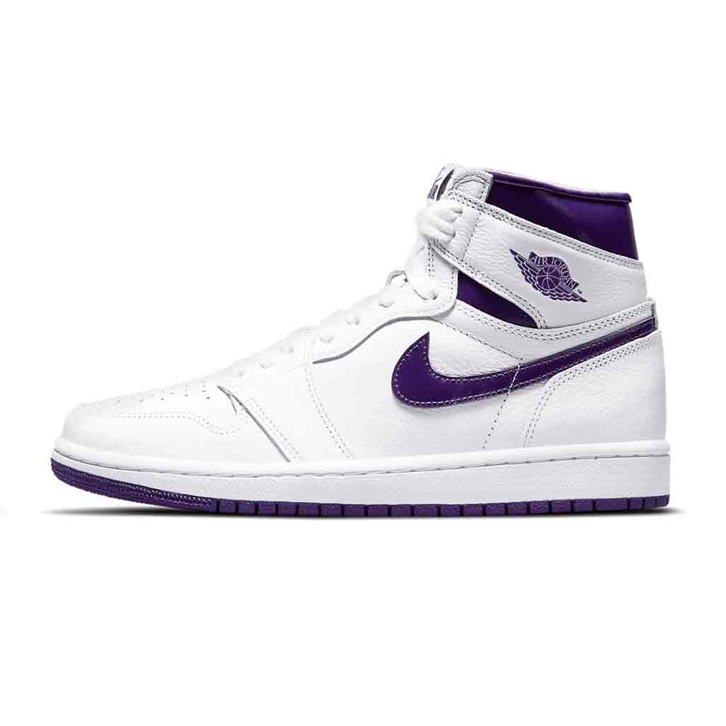 1 Retro High Court Purple White