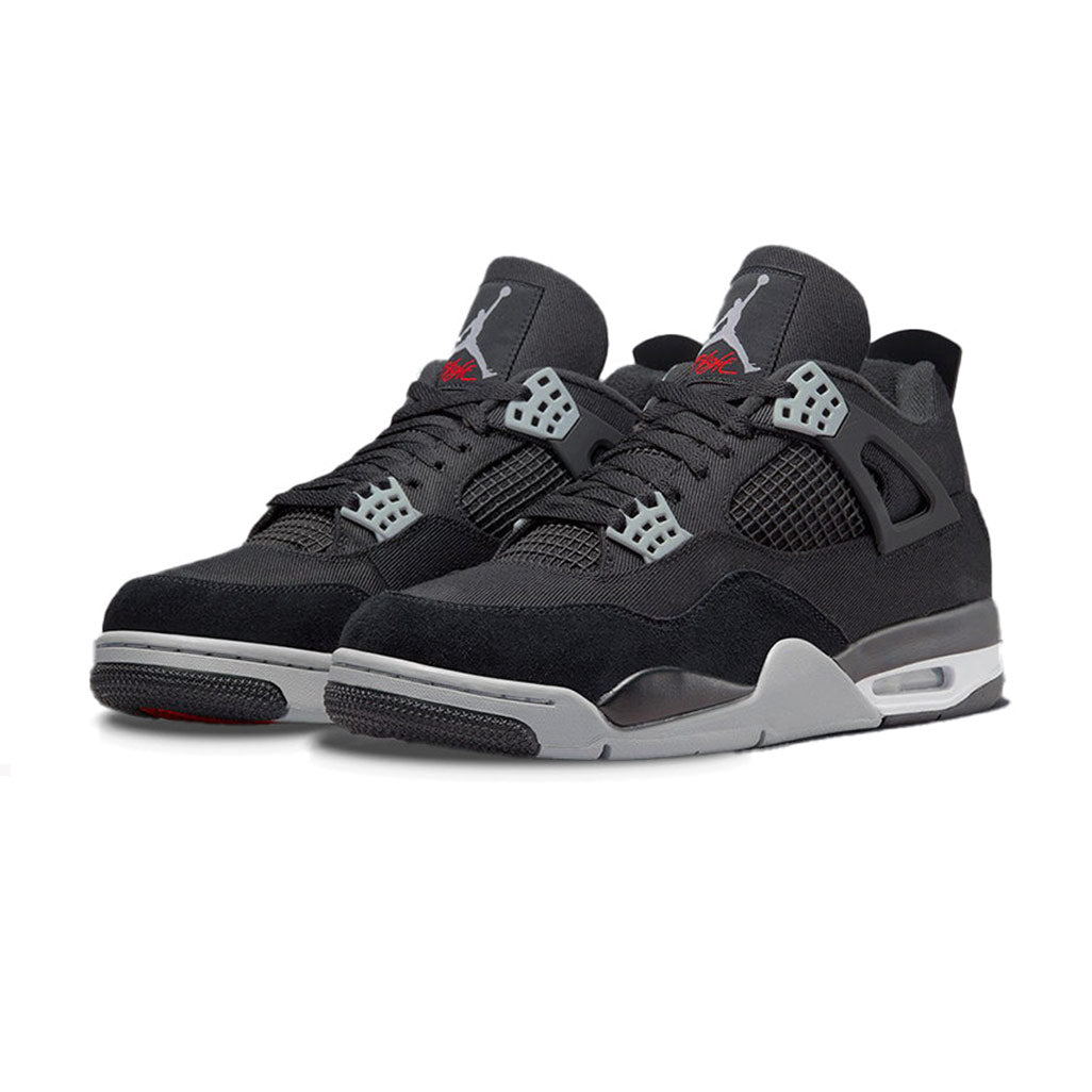 4 Retro SE Black Canvas