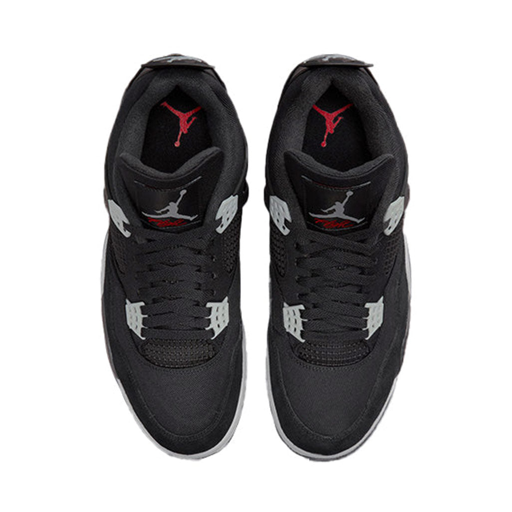 4 Retro SE Black Canvas