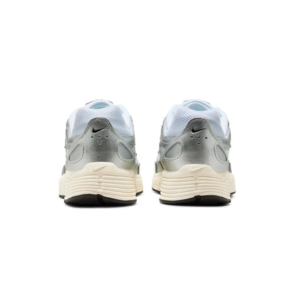 Nike P-6000 White Metallic Silver Flat Silver Black