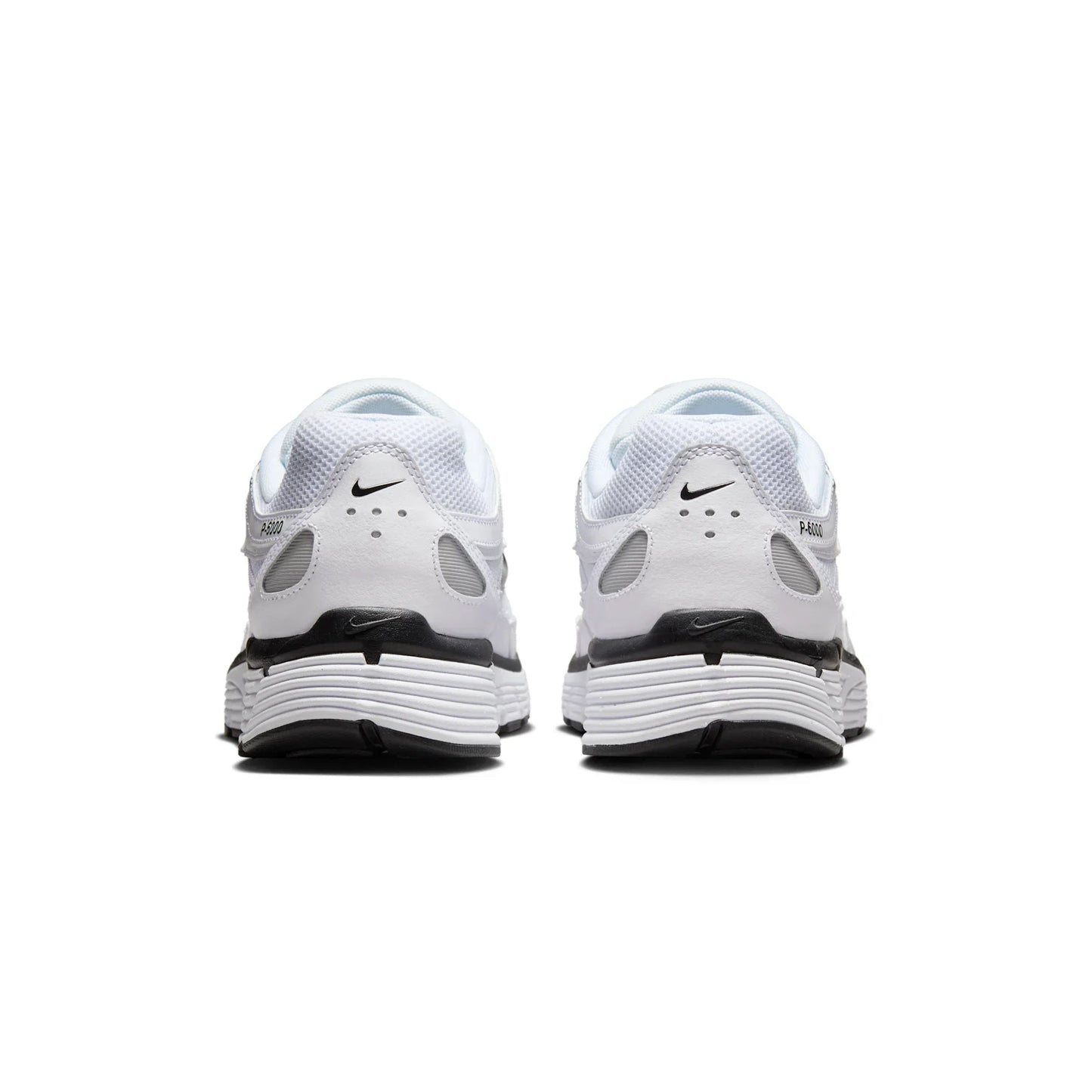 Nike P-6000 White Metallic Silver Black