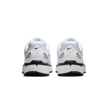 Nike P-6000 White Metallic Silver Black