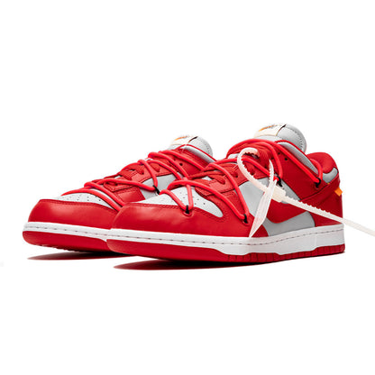 Off-White x Nike Dunk Low 'University Red'