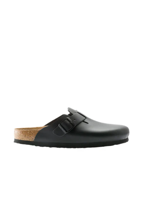 Boston Black Smooth Leather
