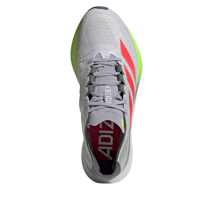 Adizero Boston 12 Dash Grey Lucid Red Lucid Lemon W