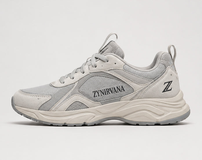 Zynirvana Lifestyle Casual Sneakers Light Grey