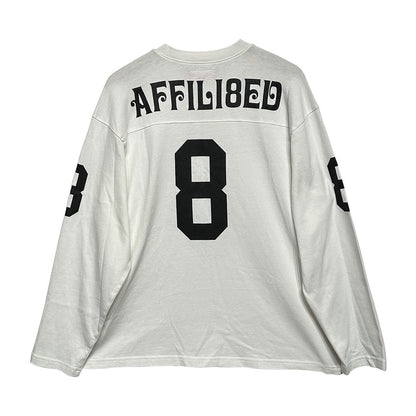 Supreme Affillated L/S Football Long-Sleeve Top White Black