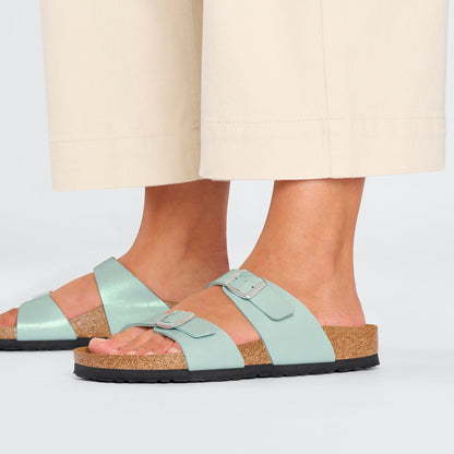 Sydney Graceful Surf Green Birko-flor Narrow
